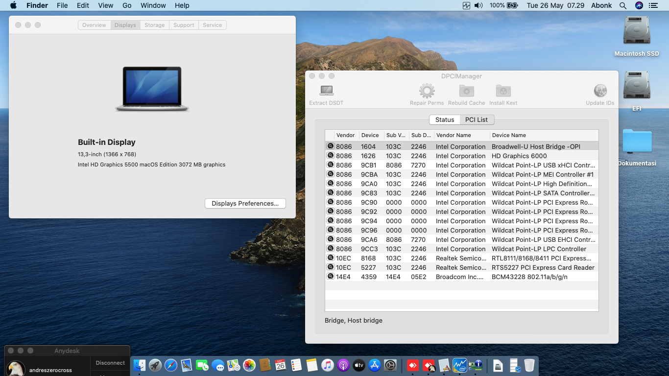 HP Probook 430 G2 [Broadwell  Intel HD 5500] 2